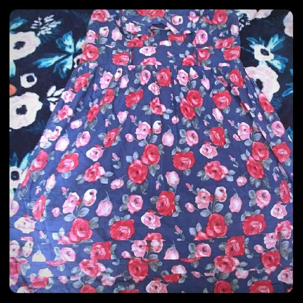 NWOT Floral Torrid dress size 12